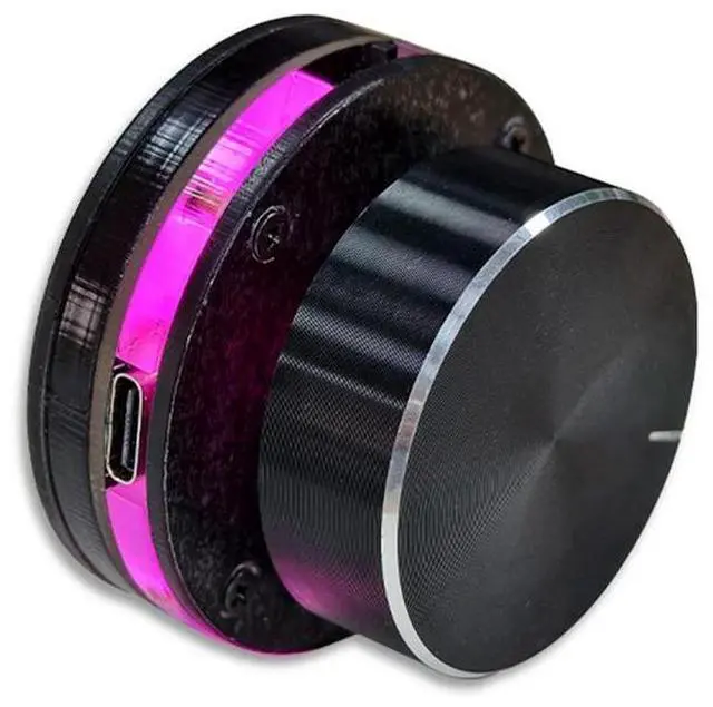 Alt view image 6 of 6 - USB Volume Control Knob External Media Adjustment Controller with RGB Light for Android System PC Multimedia