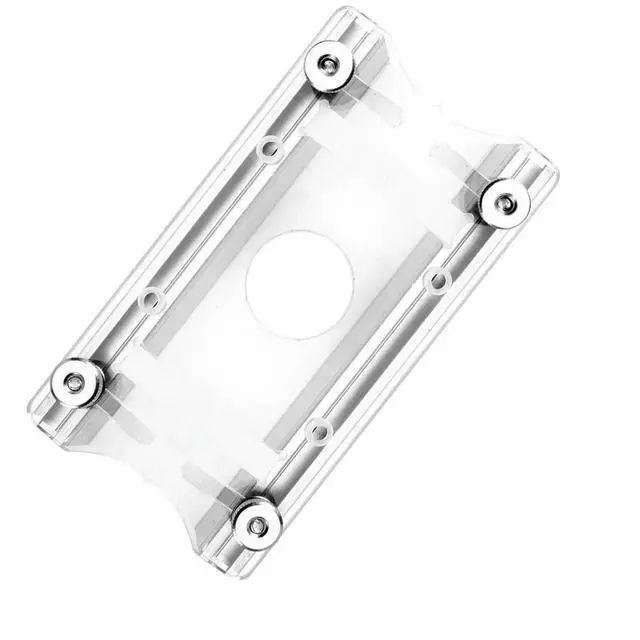Alt view image 6 of 6 - 2 in 1 Slotting Bracket Fasteners Slotting Guide Base Tool Adapter for Woodworking Furniture DIY Concealed Connector