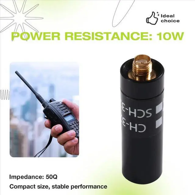 Alt view image 5 of 6 - SCH-32 Three-Band Mini Antenna 4.5cm HAM Thumb Short Antenna 145/435/900MHz for Handheld Walkie-Talkie SMA Female