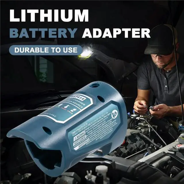 Alt view image 6 of 6 - Adapter for Bosch 10.8V 12V Lithium Electric Power Tool USB Type-C Power Connector Charger Charging