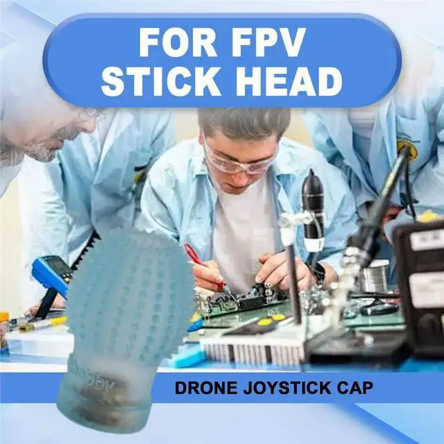 Alt view image 6 of 6 - 2PCS Thumb Grippies Non-Slip Radio Stick Ends 3mm for FPV Radio Transmitter Hall Gimbal TBS DIY Parts