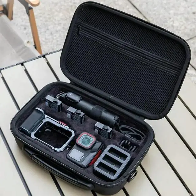 Alt view image 5 of 6 - Shockproof Case Waterproof Carrying Bag for 2 Camera