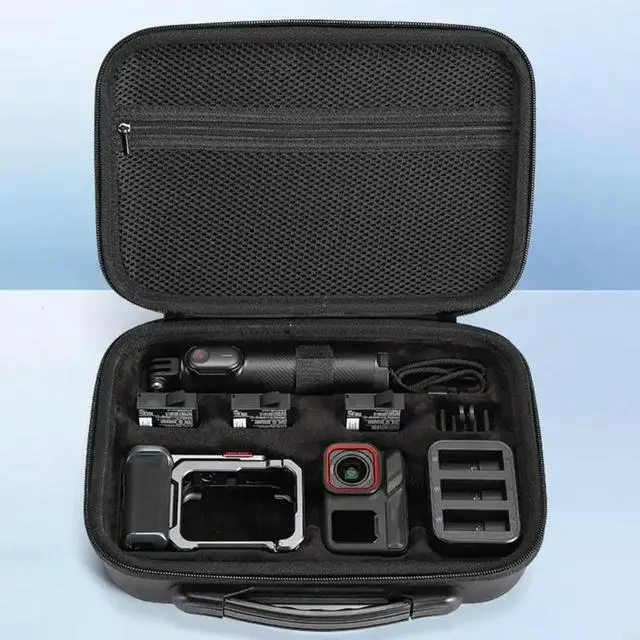 Alt view image 6 of 6 - Shockproof Case Waterproof Carrying Bag for 2 Camera