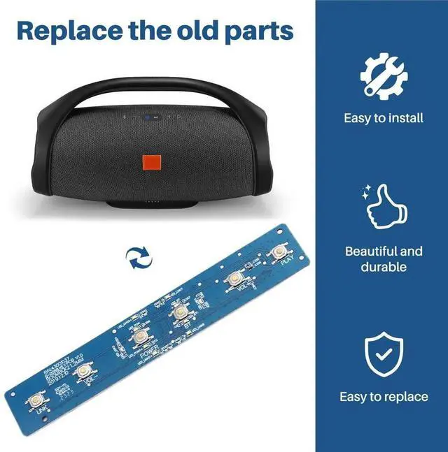Alt view image 4 of 5 - Repair and Replacement for JBL Boombox2 ND Version Bluetooth Speaker Motherboard