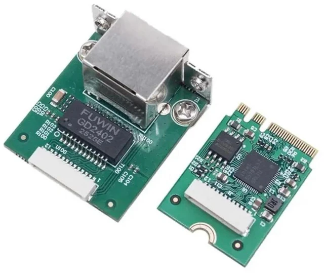 Alt view image 5 of 6 - M.2 A+E 2.5GbE I226-V Ethernet Adapter Multi-Gig 2.5G/1G/100M NGFF 2230 Industrial Control Server Network Card