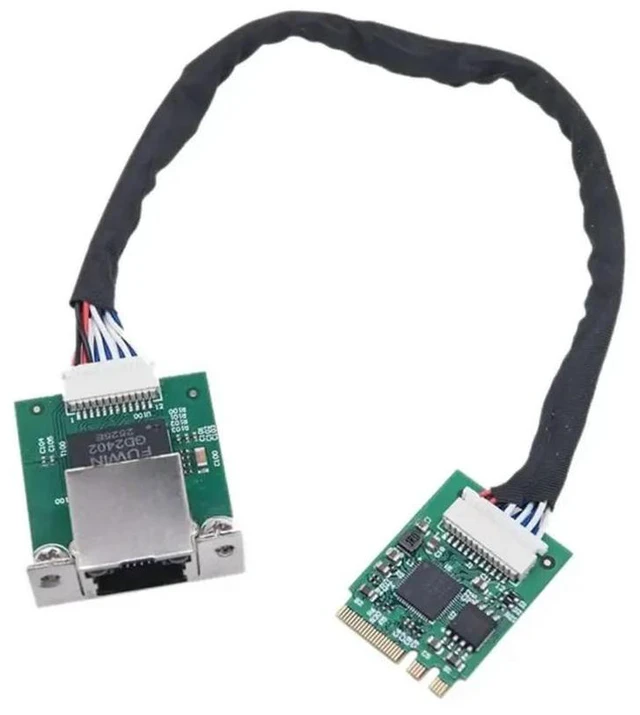 Alt view image 6 of 6 - M.2 A+E 2.5GbE I226-V Ethernet Adapter Multi-Gig 2.5G/1G/100M NGFF 2230 Industrial Control Server Network Card