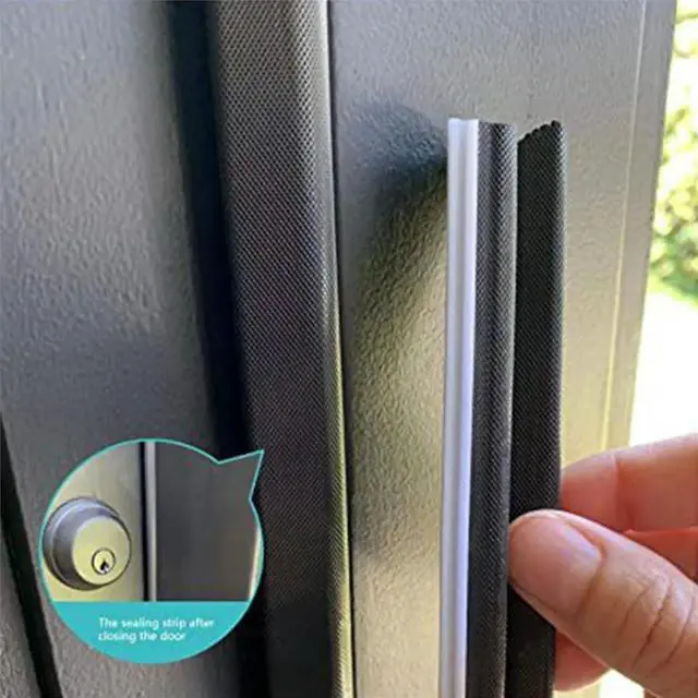 Alt view image 6 of 6 - Large Size Weather Stripping Door Seal for Large Gaps Door Seal Strip 18.3m Easy Installation Soundproof & Weatherproof