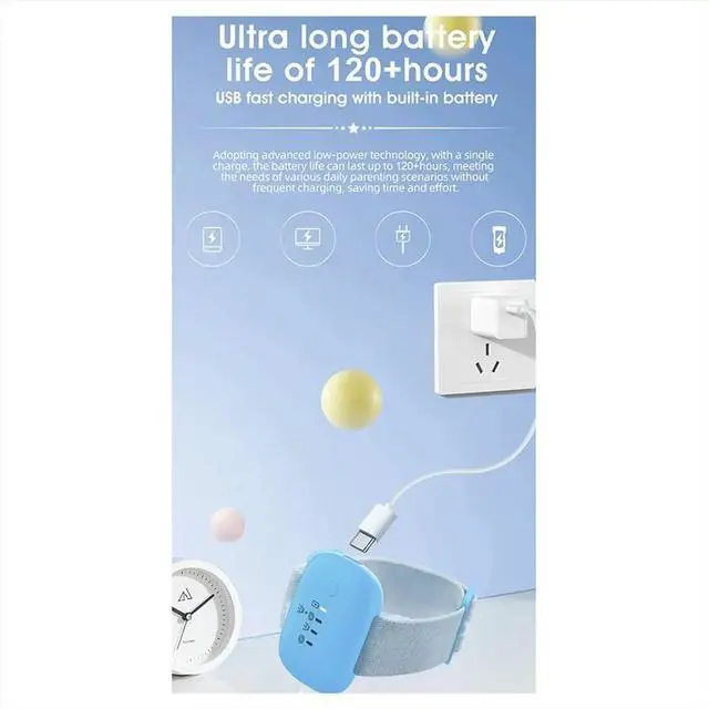 Alt view image 6 of 6 - Wired Baby Bedwetting Alarm Pee Alarm for Boys Grils Kids Potty Training Elder Care 3 Alarm Modes Magnetic Suction