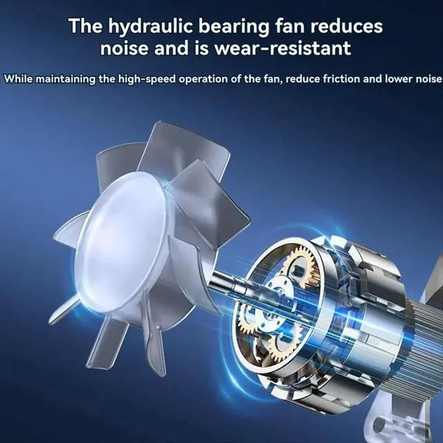 Alt view image 4 of 6 - Cooling Fan for PS5 Pro ligent Temperature Control Low Noise Fan for PS5 Pro Disc & Digital Edition