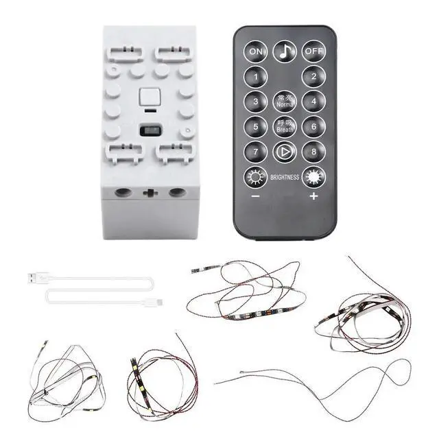 Alt view image 6 of 6 - LED Light Kit for Lego PAC-MAN Arcade 10323, Remote & USB Powered DIY Lighting Set, Decorative Lamp (Model Not Included)