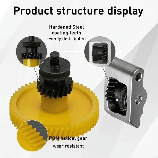Alt view image 5 of 6 - Durability l Extruder Gear For P2S Various 3D Printing Filaments