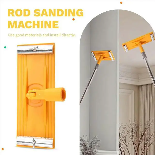 Alt view image 4 of 6 - Pole Sander for Drywall,Sanding Pole, Manual Hand Drywall Sander with Extension Pole. for Painting