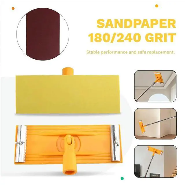Alt view image 5 of 6 - Pole Sander for Drywall,Sanding Pole, Manual Hand Drywall Sander with Extension Pole. for Painting