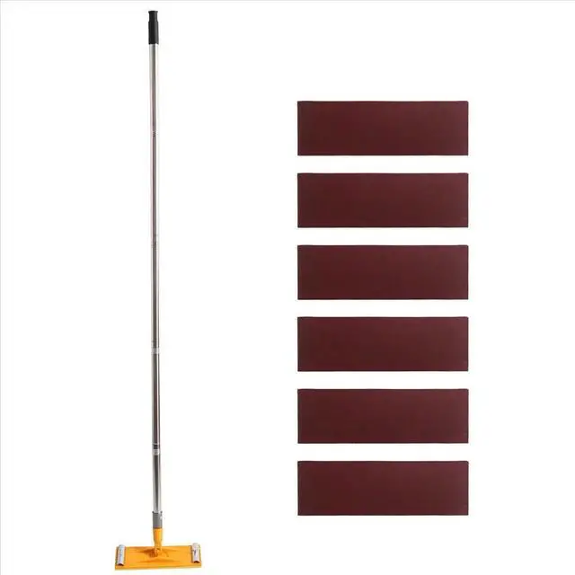 Alt view image 6 of 6 - Pole Sander for Drywall,Sanding Pole, Manual Hand Drywall Sander with Extension Pole. for Painting