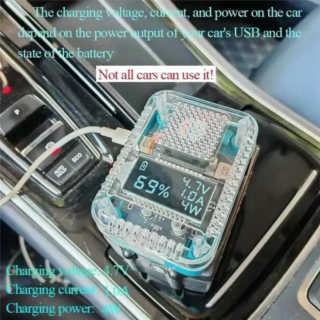 Alt view image 4 of 6 - 140W Digital Display Lithium Adapter Converter for Bosch 18V Lithium Charging Device