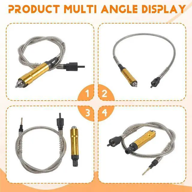 Alt view image 4 of 6 - Flexible Flex Shaft 0.3-6.5Mm for Electric Grinding Tool Shaft Tube for Hand Drill Extension Tube for Hand Drill
