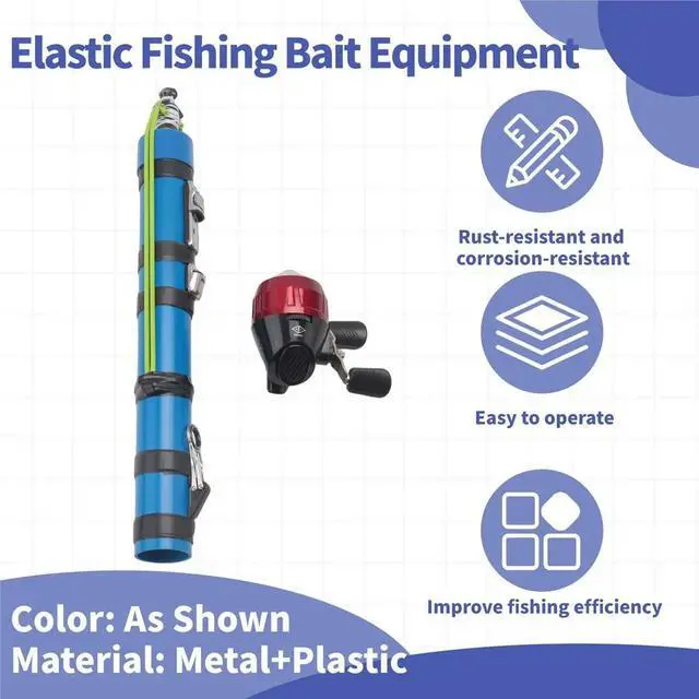 Alt view image 6 of 6 - Professional Fishing Bait Dropper. Outdoor Bait - Throwing Tool. Rubber - Band Catapult. Works with Fishing Reels.