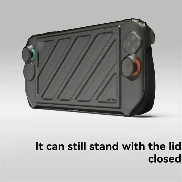 Alt view image 4 of 4 - For Switch 2 Protective Case+Top Cover Standable Cover TPU Soft Shell for Nintendo Switch 2 Game Console Case C