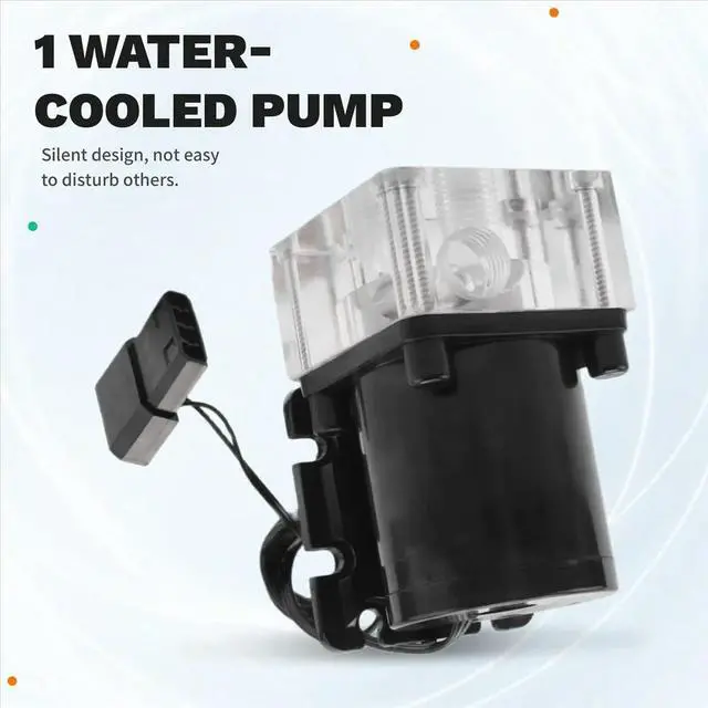 Alt view image 4 of 6 - 500L/H Noiseless Water Cooling Pump 4 Meters Lift G1/4 Thread for PC Computer CPU Water Cooling System