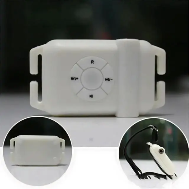 Alt view image 4 of 6 - Mp3 Player IPX8 Waterproof MP3 Player Capacity for Swimming/ Running/ Surf/ Sports Mini Mp3 Player Music Player