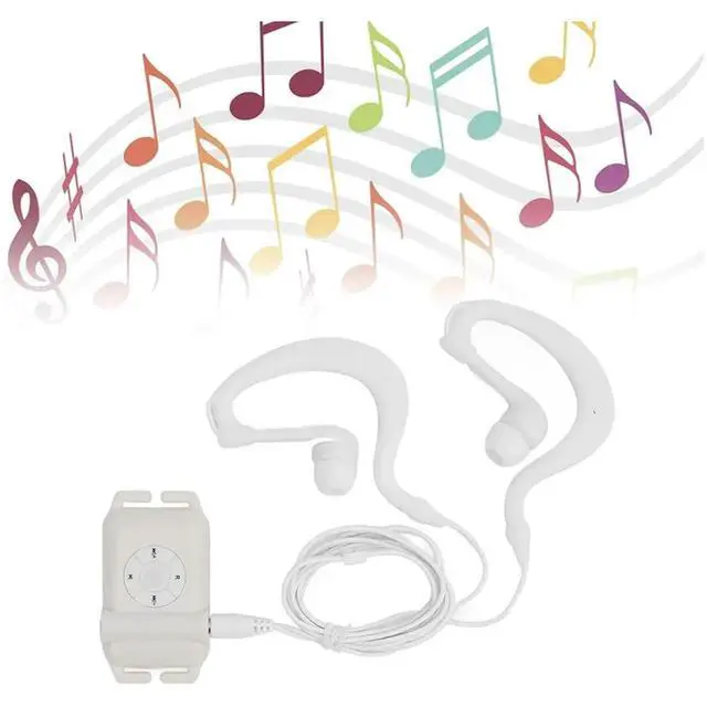 Alt view image 5 of 6 - Mp3 Player IPX8 Waterproof MP3 Player Capacity for Swimming/ Running/ Surf/ Sports Mini Mp3 Player Music Player
