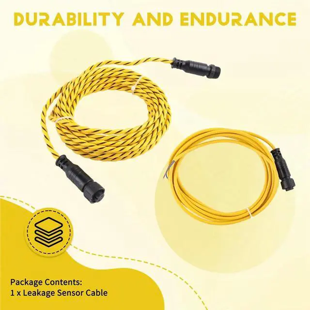 Alt view image 5 of 6 - Water Leak Sensing Cable - Extension Sensor for Risinglink Leak Detector - Great for DIY Projects and Expanded Coverage