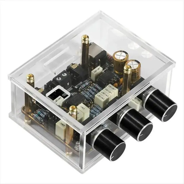 Alt view image 6 of 6 - NE5532 Mini Preamlifier Tone Board Active Filter Amplifier Preamp with Adjustment Volume Control for Home Theater