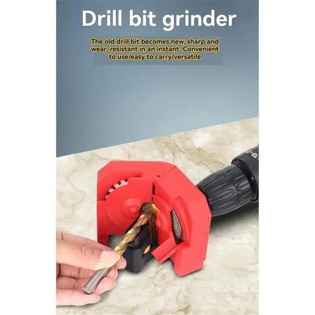 Alt view image 4 of 6 - Adjust Angle Drill Bit Grinder,Drill Holder,Twist Drill Bit Grinder,Multipurpose Drill Bit Grinding Sharpener
