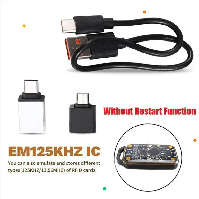 Alt view image 4 of 6 - Chameleon Ultra RFID Chip Reader Card Emulator NFC Duplicator+2XUID Card 125Khz 13.56Mhz ID IC Card Decode