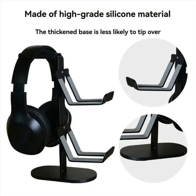 Alt view image 5 of 6 - Headphone Stand Headset Handle Game Console Stand Headset Mobile Phone Creative Desktop Computer Universal A