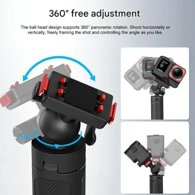 Alt view image 4 of 6 - 2025 Extendable Tripod Stand with Quick Release Quick Release