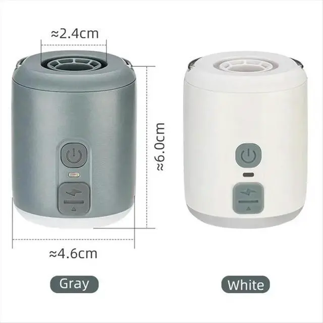 Alt view image 4 of 6 - Electric Air Pump Multifunctional Inflatable Extract Gas Pump Camping Air Bed Swimming Ring Inflatable Pump Lighting B