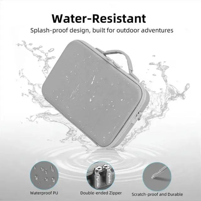 Alt view image 5 of 6 - Carrying Case Travel Shoulder Bag for X5 Camera Accessories Bag PU Handbag Box