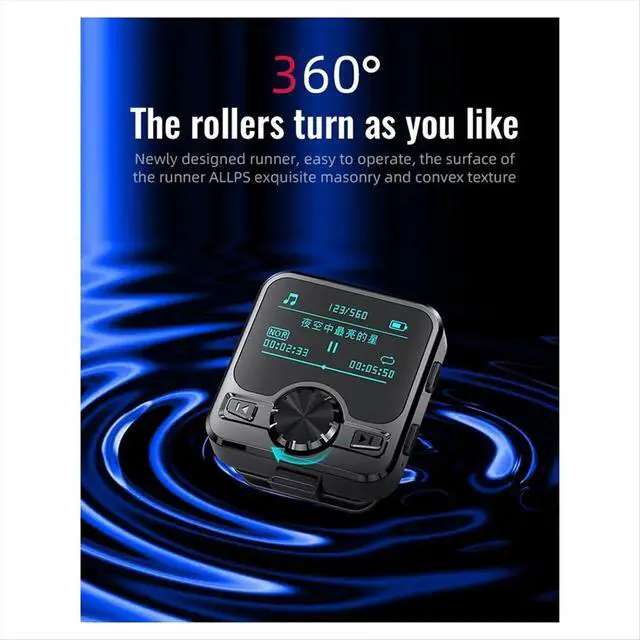 Alt view image 6 of 6 - Mp3 Player Bluetooth Professional HD Mini Voice Recorder FM Radio Sound Recorder Consumer Electronics