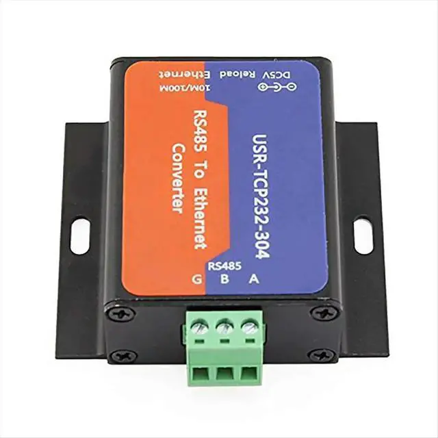 Alt view image 4 of 6 - Modbus Serial Port RS485 to Ethernet Converter Server USR-TCP232-304 Data Transmission DHCP/DNS Supported EU PLUG
