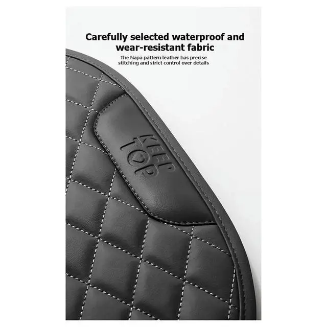 Alt view image 6 of 6 - Child Safety Seat Anti-Wear Pad - Long Version Full Coverage Car ISOFIX Universal Thickened Anti-Slip Protective Pad
