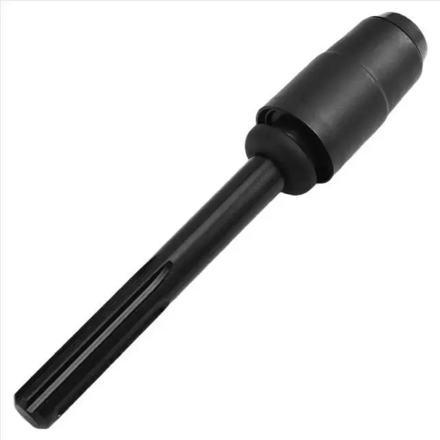 Alt view image 6 of 6 - Five-Hole to Four-Hole Conversion Rod Chuck Black Electric Hammer Converter Conversion Rod Flat
