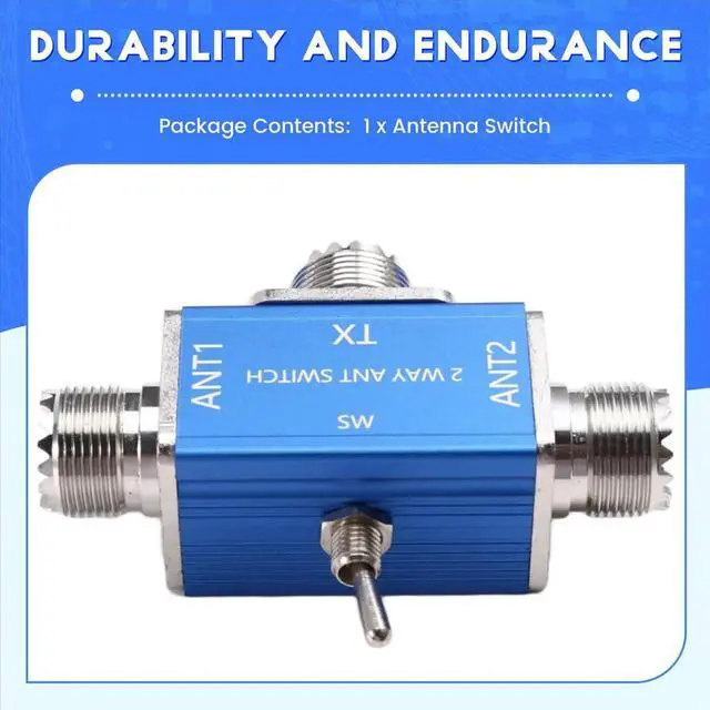 Alt view image 4 of 6 - Antenna Switch for Outdoor Walkie-Talkie Shortwave Stations UV Segment Car Stations