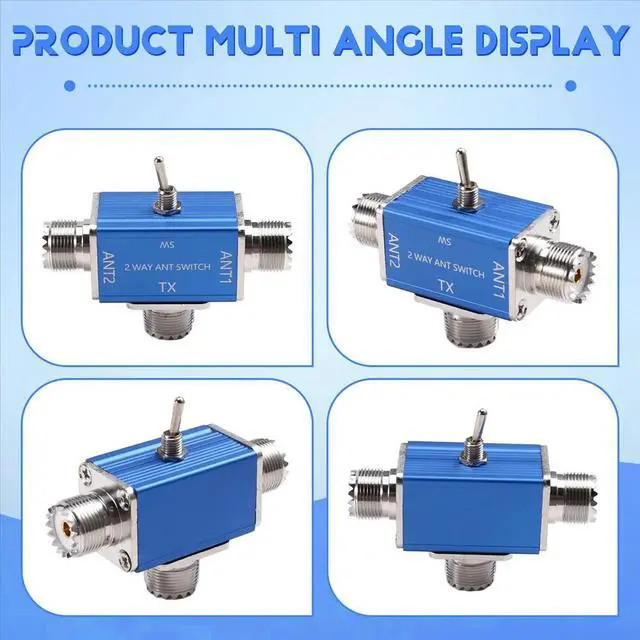 Alt view image 5 of 6 - Antenna Switch for Outdoor Walkie-Talkie Shortwave Stations UV Segment Car Stations