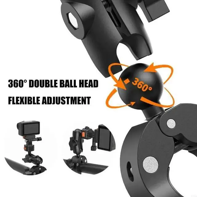 Alt view image 6 of 6 - 2025 Versatiled Camera Mount With 18mm To 45mm Grip Ranges For Adventure Recording