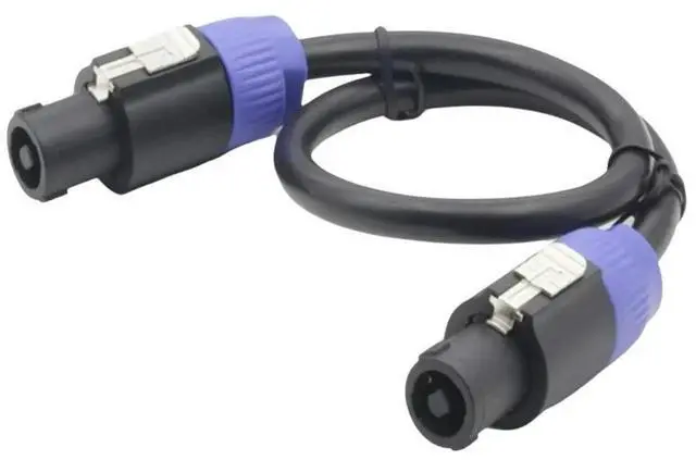 Alt view image 6 of 6 - 2 Pack Speakon Cables 16FT Speaker Cable Heavy-Duty Speaker Cord for Amps, PA Systems, DJ & Stage Audio