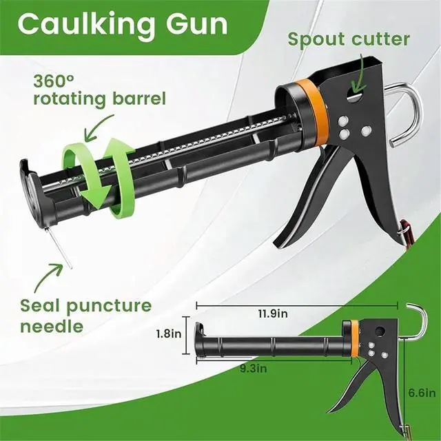 Alt view image 6 of 6 - Professional Caulk Kit with Caulk Remover Tool Putty Knife Caulking Tool for Caulking Removal, Shower & Bathroom Caulk