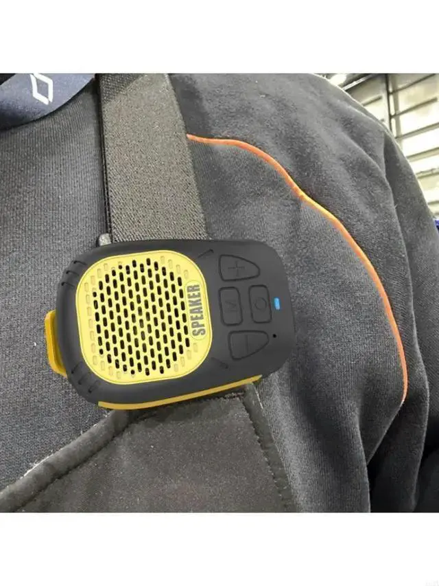 Alt view image 4 of 6 - Mountable Mini Bluetooth-compatible Speaker Water Resistant TF Card Compatibility Travel Use