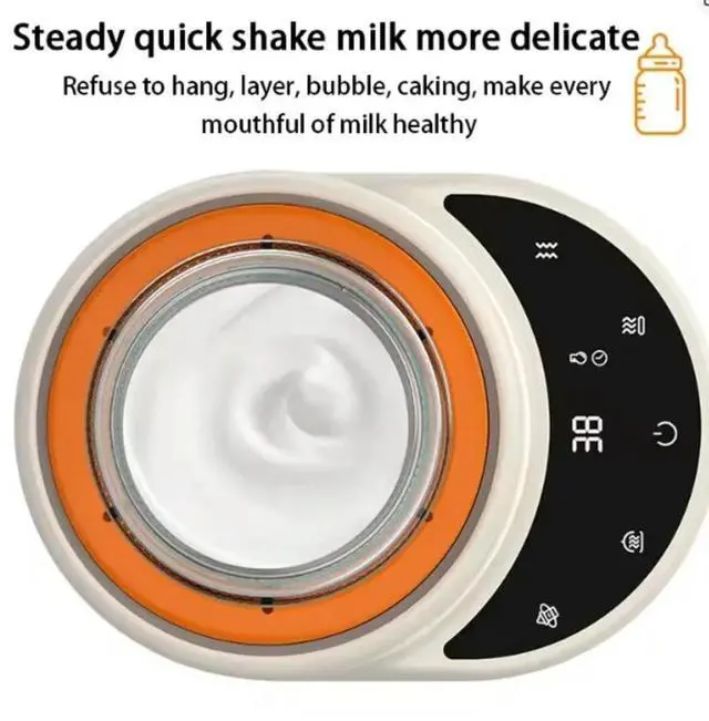 Alt view image 6 of 6 - Baby Electric Bottle Shaker, 2-in-1 Milk Warmer, Baby Formula Maker, Fully Automatic Home Use. EU Plug