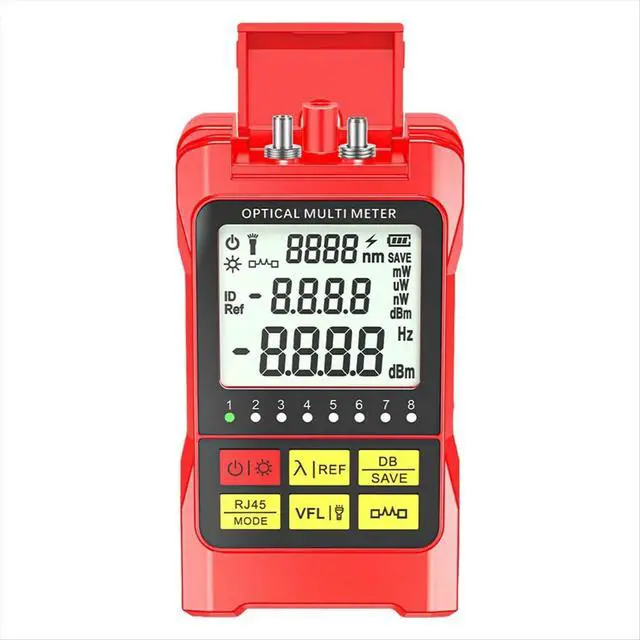 Alt view image 6 of 6 - Fiber Optic Optical Power Meter 15mW RJ45 Tester+Wire Tracker -70-+10dbm Optical Multimeter Network Attenuation Tester