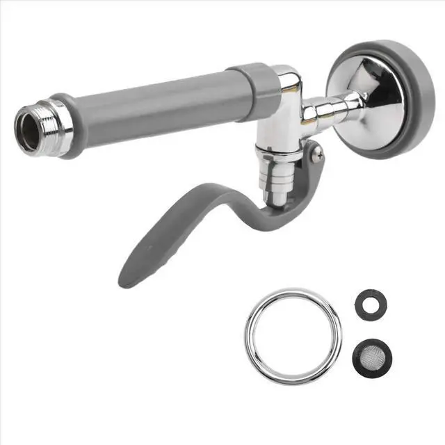Alt view image 6 of 6 - Kitchen Sink Sprayer Head, 1.42GPM Valve Dish Sprayer Nozzle with Ergonomic Handle, Faucet Parts for Kitchen Sink