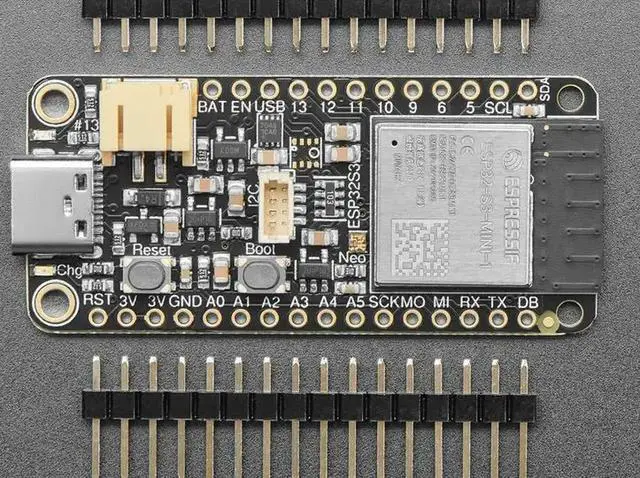 Alt view image 4 of 6 - 5477 SP32-S3 Feather with 4MB Flash 2MB PSRAM - STEMMA QT / Qwiic