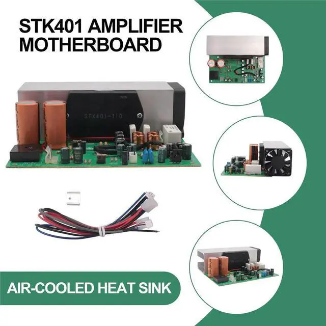 Alt view image 6 of 6 - TK-401 Thick Film Power Amplifier 140W 2.0 Channel, Air-Cooled Heat Dissipation, High-Power Power Amplifier Board