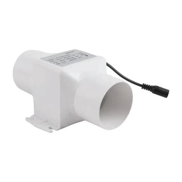 Alt view image 6 of 6 - 60mm Extractor Fan Low Noise Duct Hydroponic Air Blower Speed-Regulating Exhaust Fan for Home Bathroom Ventilation
