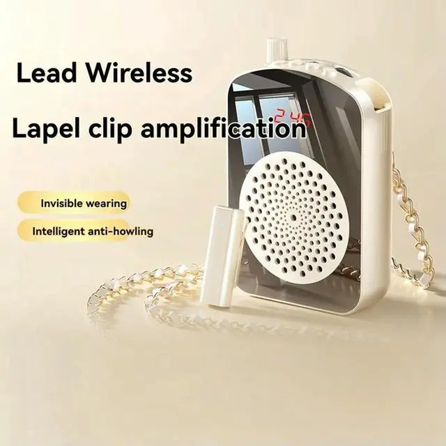 Alt view image 5 of 6 - Voice Amplifier with Lavalier Microphone,Voice Amplifier with Laple Mic Speaker,for Classroom,Speech